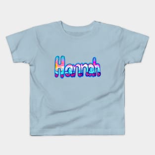 Top 10 best personalised gifts  a. Hannah -personalised,personalized name nautical pattern Kids T-Shirt